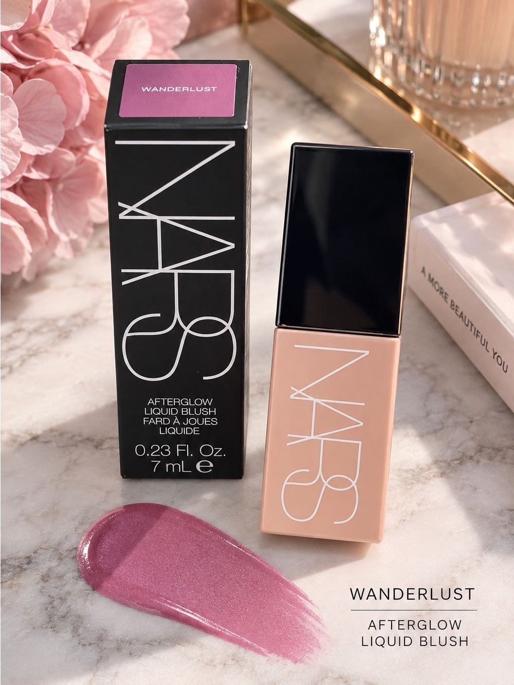 NARS Afterglow Liquid Blush — Wanderlust Pink